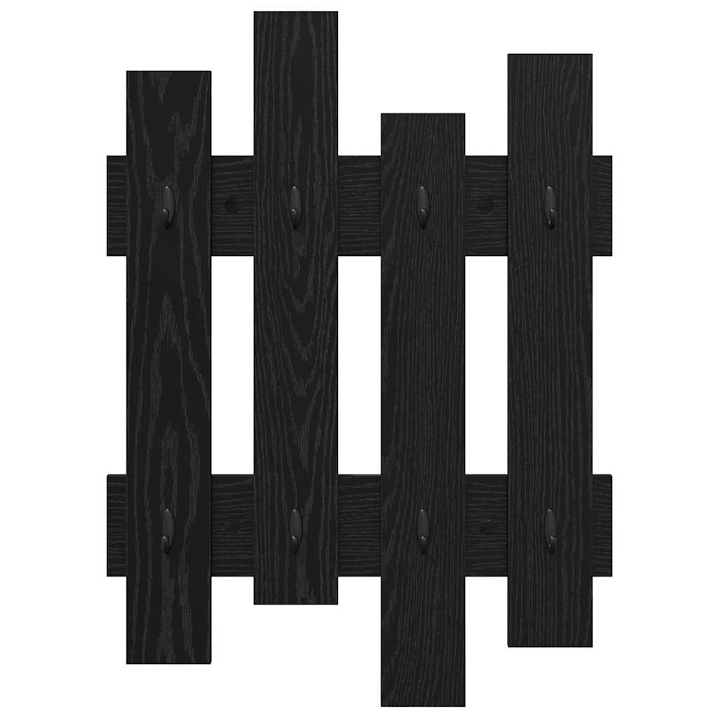 Răcător de paltoane montat pe perete Pe perete Stejar Negru GartenMobel Dekor