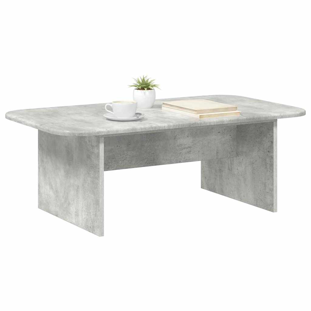 Masă de cafea Gri din beton 93 x 53 x 33 cm Lemn compozit GartenMobel Dekor