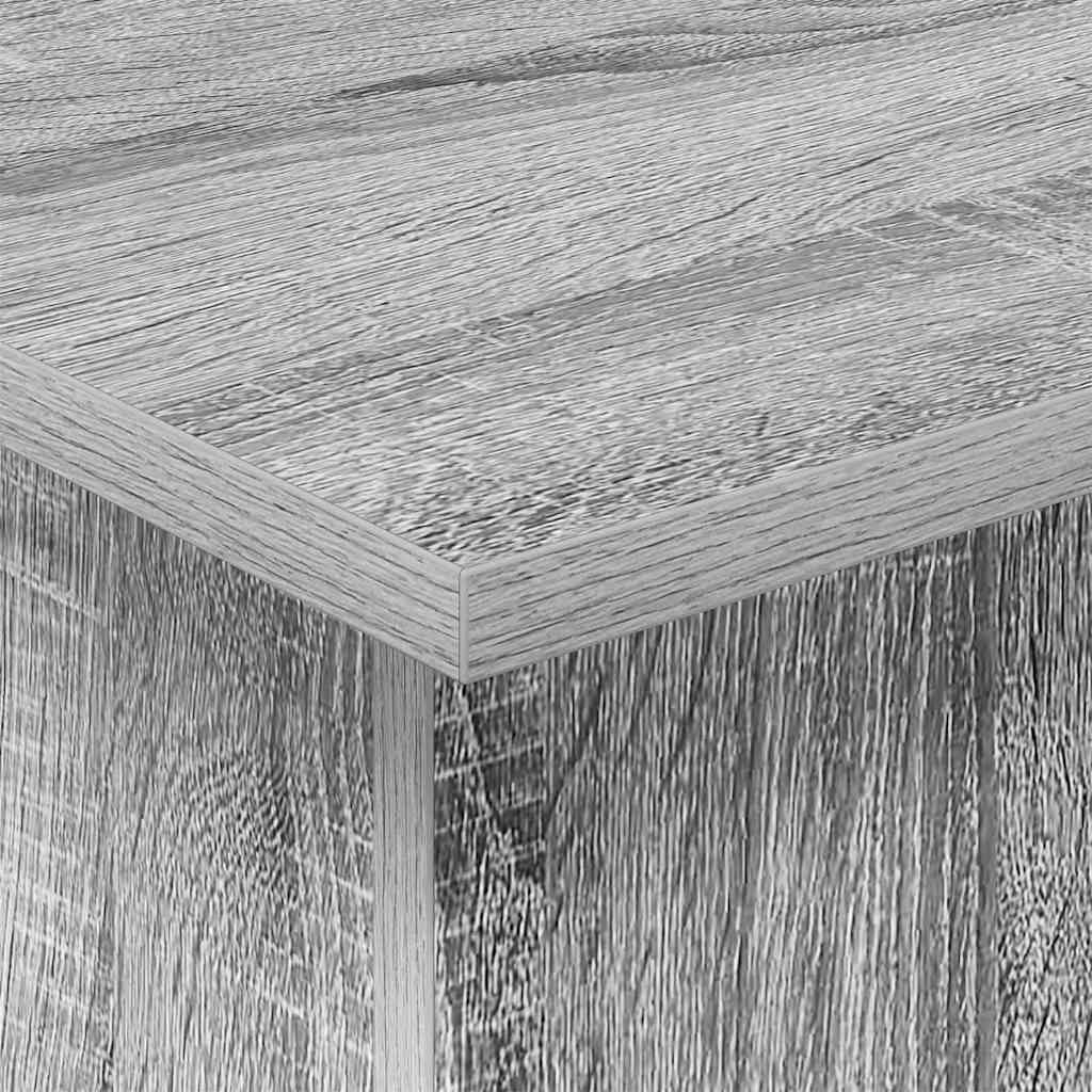 Masă laterală Gri Sonoma 35,5 x 35 x 40 cm Lemn compozit GartenMobel Dekor