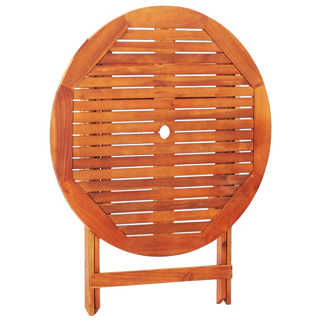 Set mobilier de exterior pliabil, 5 piese, lemn masiv eucalipt GartenMobel Dekor