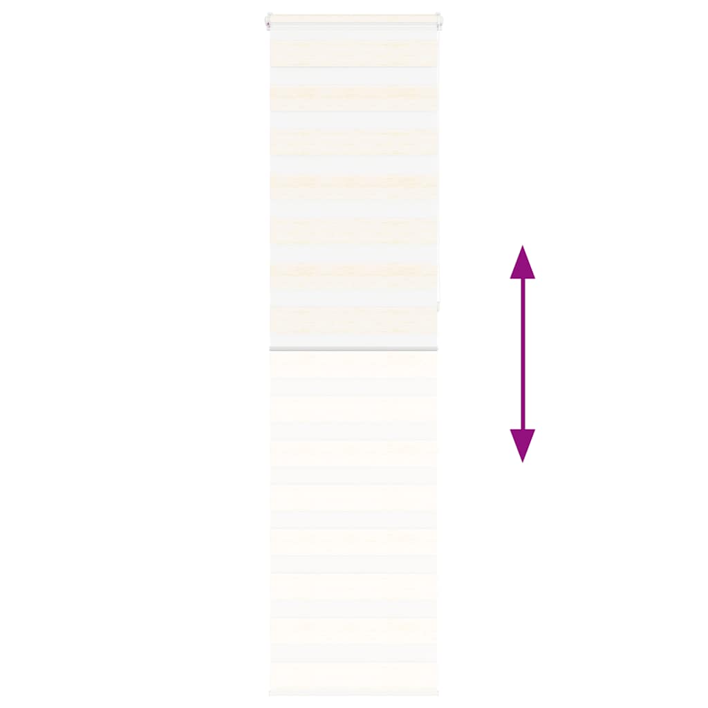 Jaluzea tip zebra 60x230 cm lățime țesătură 55,9 cm poliester GartenMobel Dekor