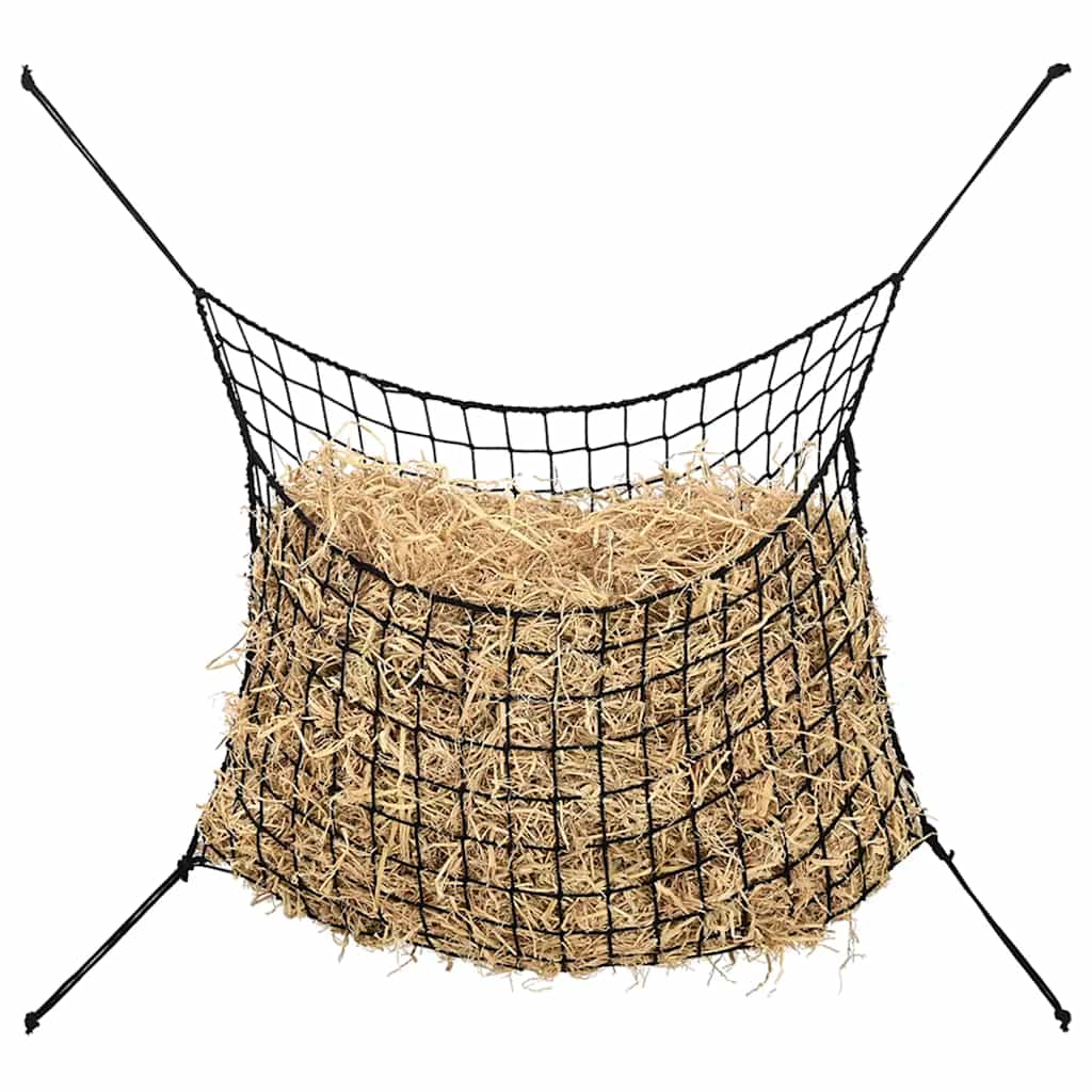Plase pentru fân, 2 buc, negru, dreptunghiulară, 100x90 cm, PP GartenMobel Dekor