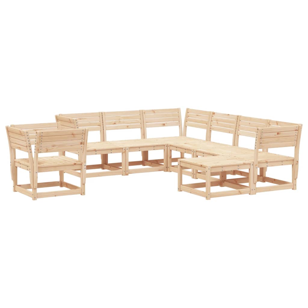 Set mobilier de grădină, 8 piese, lemn masiv de pin GartenMobel Dekor