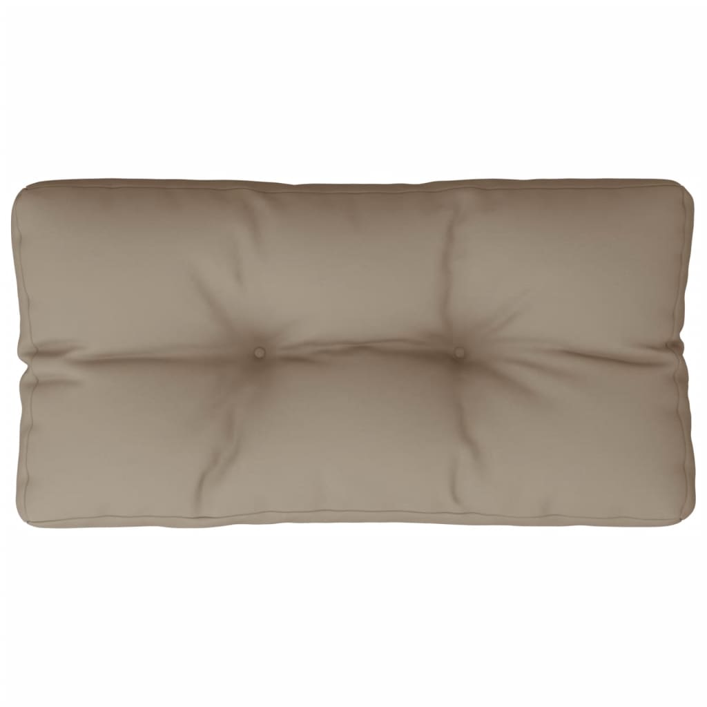 Pernă de paleți, gri taupe, 70x40x12 cm, material textil GartenMobel Dekor