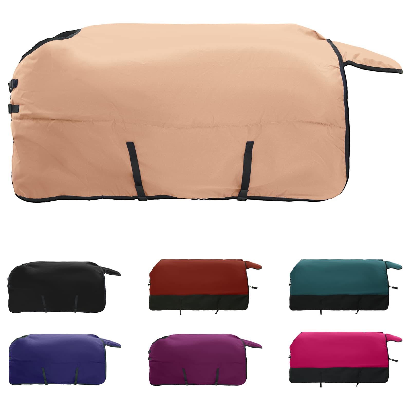 Pătură pentru cai Cappuccino 95 cm Poliester GartenMobel Dekor