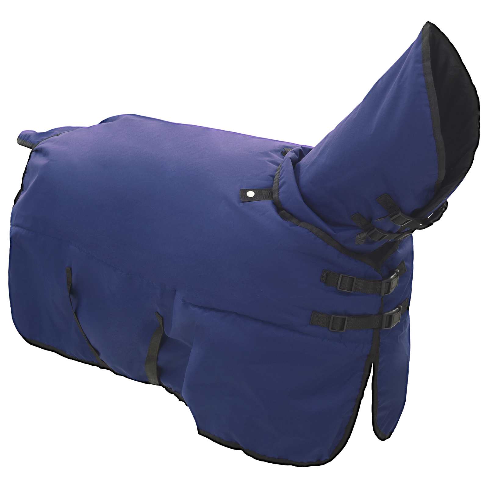 Pătură pentru cai Verde închis și negru 105 cm Poliester GartenMobel Dekor