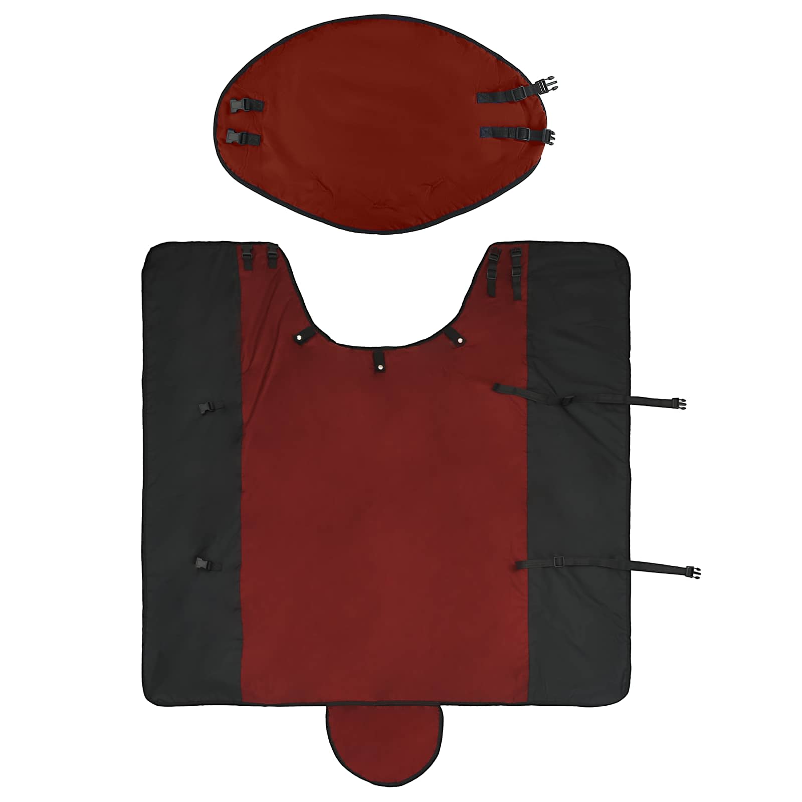 Pătură pentru cai Verde închis și negru 115 cm Poliester GartenMobel Dekor