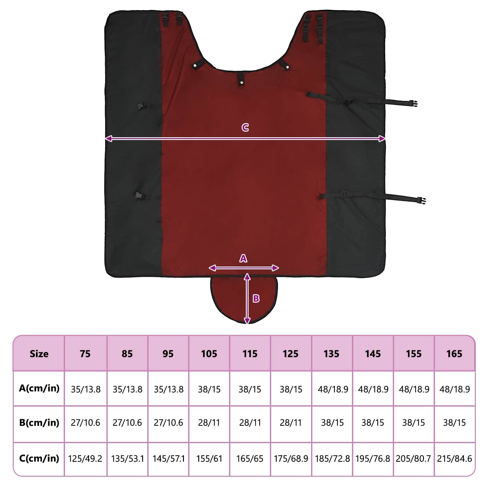 Pătură pentru cai Verde închis și negru 115 cm Poliester GartenMobel Dekor