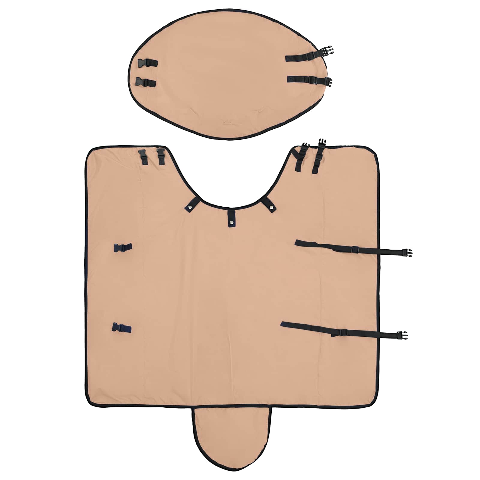 Pătură pentru cai Cappuccino 95 cm Poliester GartenMobel Dekor