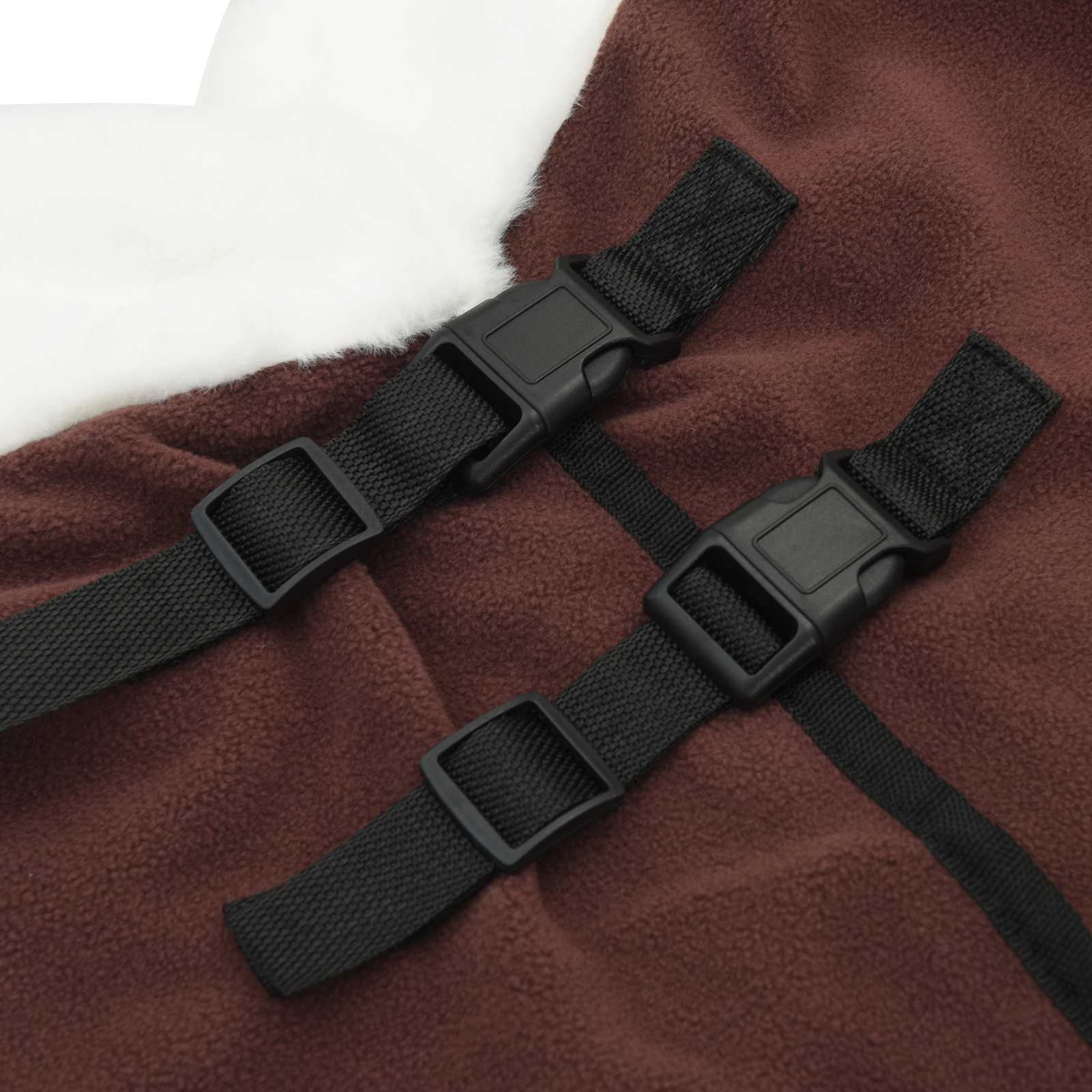 Pătură pentru cai Maro Întunecat Complet 165 cm Fleece polar GartenMobel Dekor