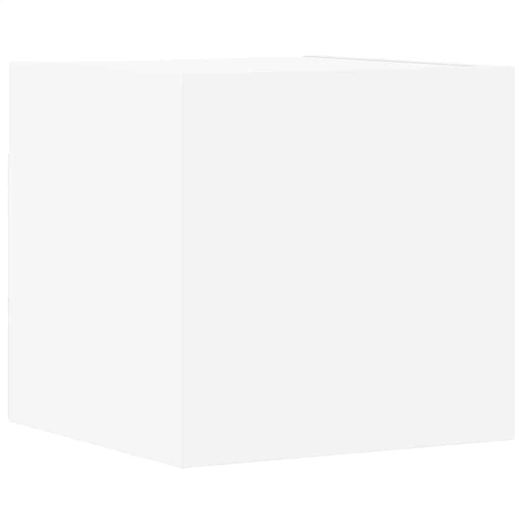 Set dulapuri TV, 10 piese, alb, lemn prelucrat GartenMobel Dekor