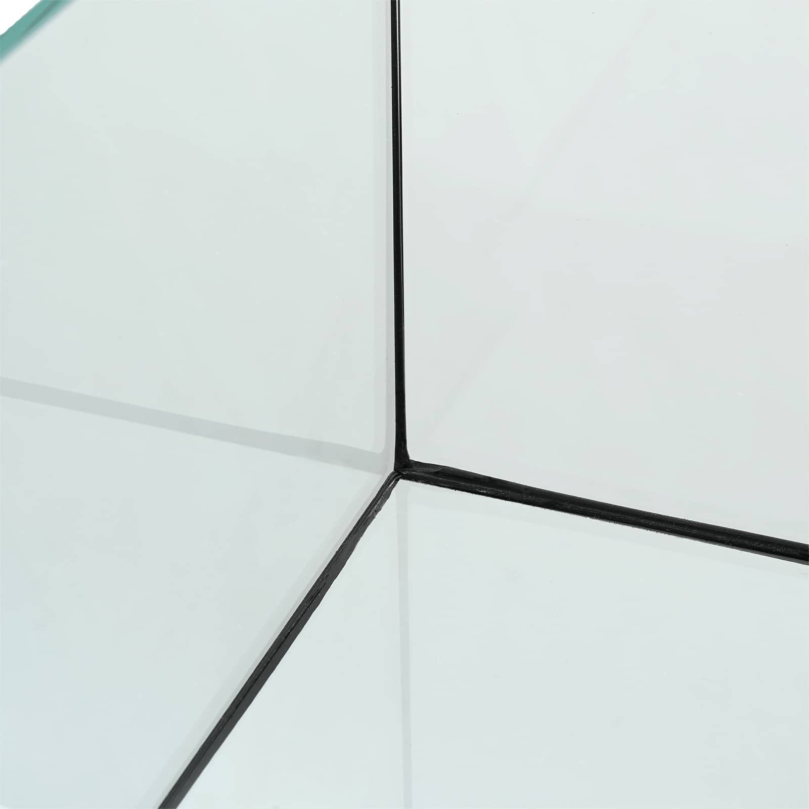 Acvariu cu depozitare Transparent 60 x 20 x 20 cm Sticlă GartenMobel Dekor