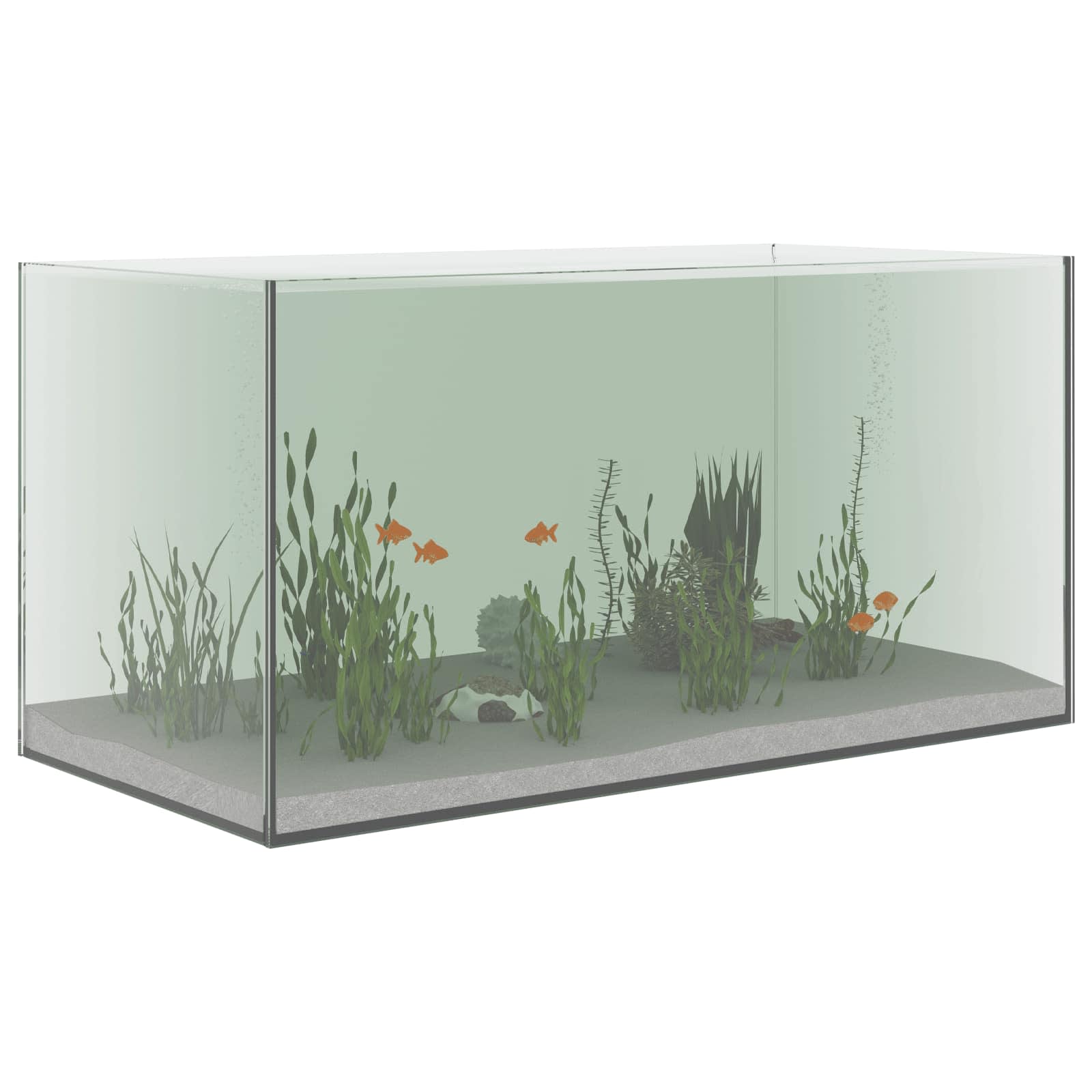 Acvariu cu depozitare Transparent 60 x 30 x 30 cm Sticlă GartenMobel Dekor