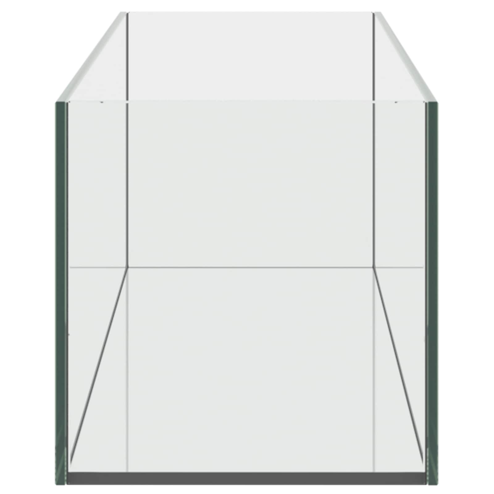 Acvariu cu depozitare Transparent 80 x 20 x 20 cm Sticlă GartenMobel Dekor