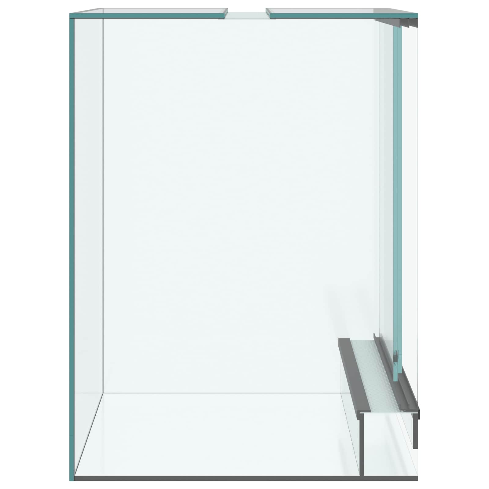 Habită pentru reptile și amfibii Alb 30 x 30 x 40 cm Sticlă GartenMobel Dekor