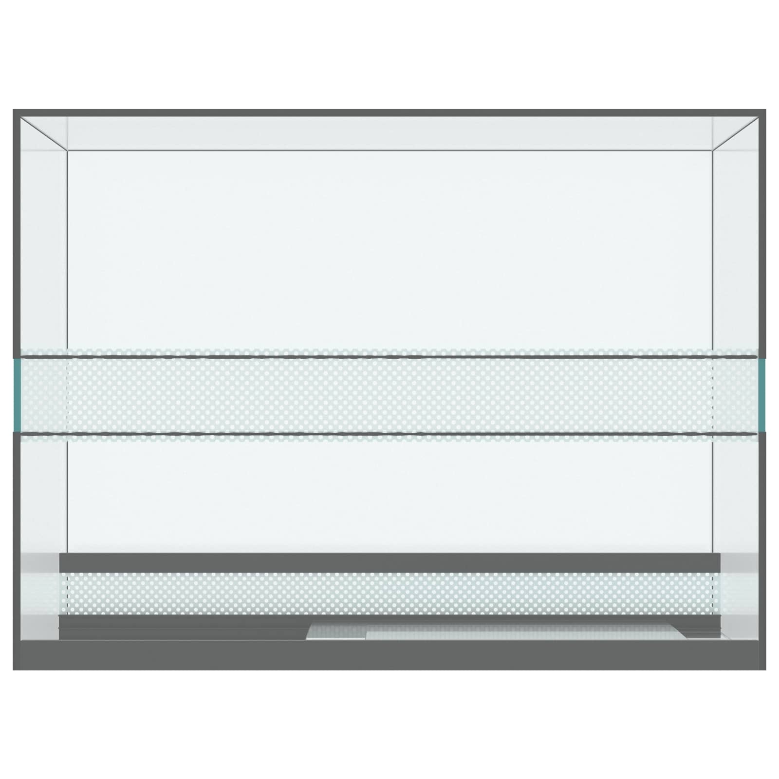 Habită pentru reptile și amfibii Alb 40 x 30 x 30 cm Sticlă GartenMobel Dekor