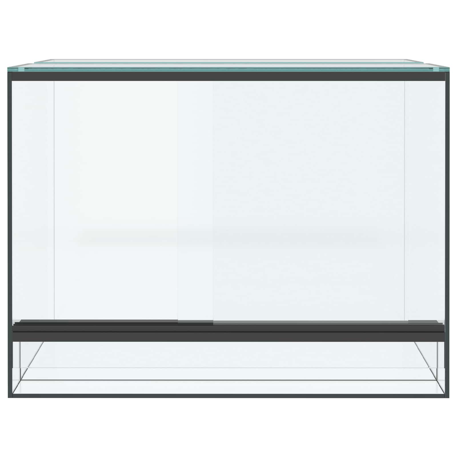 Habită pentru reptile și amfibii Alb 40 x 30 x 30 cm Sticlă GartenMobel Dekor