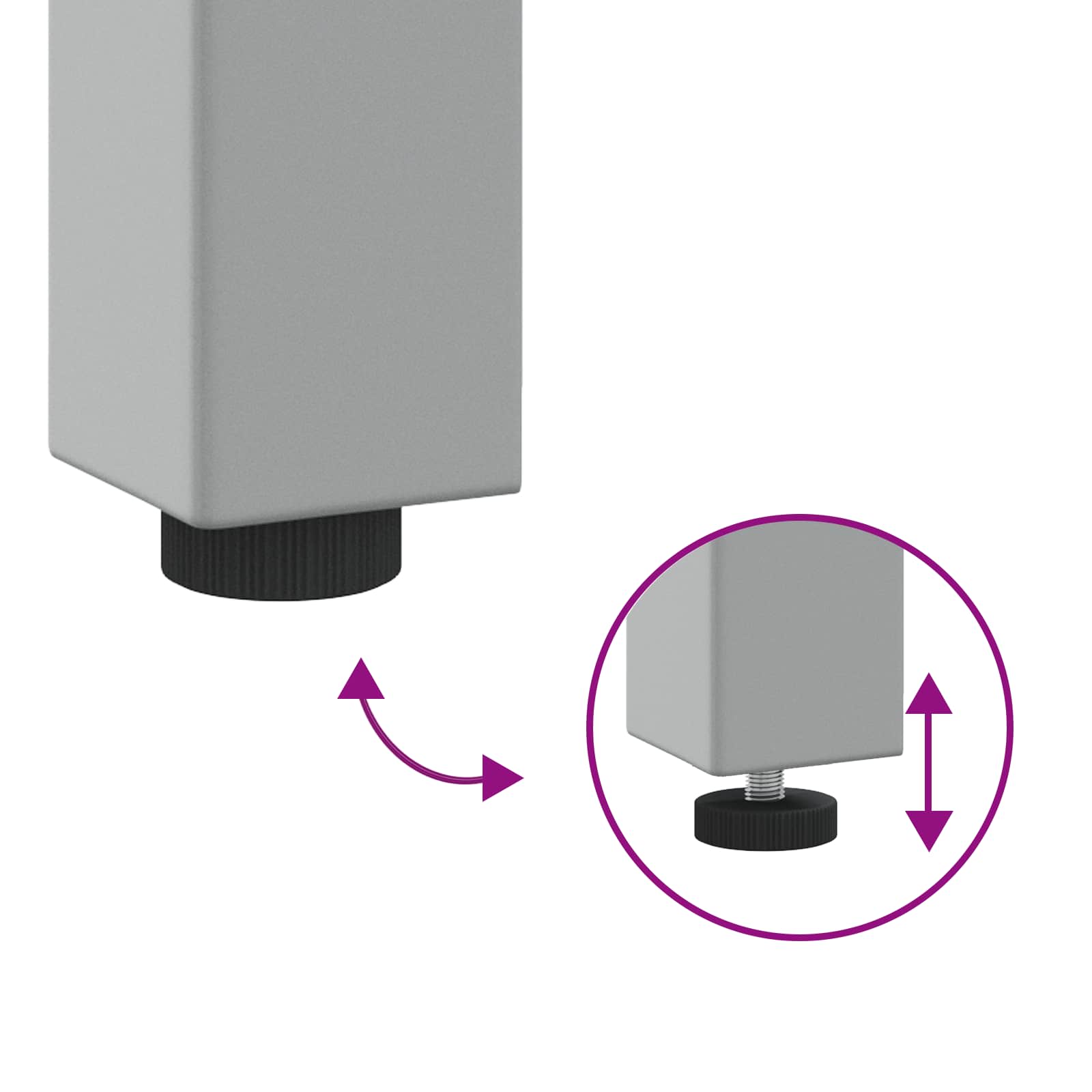 Set banc de lucru cu raft 3 pcs Negru Oțel vopsit electrostatic GartenMobel Dekor