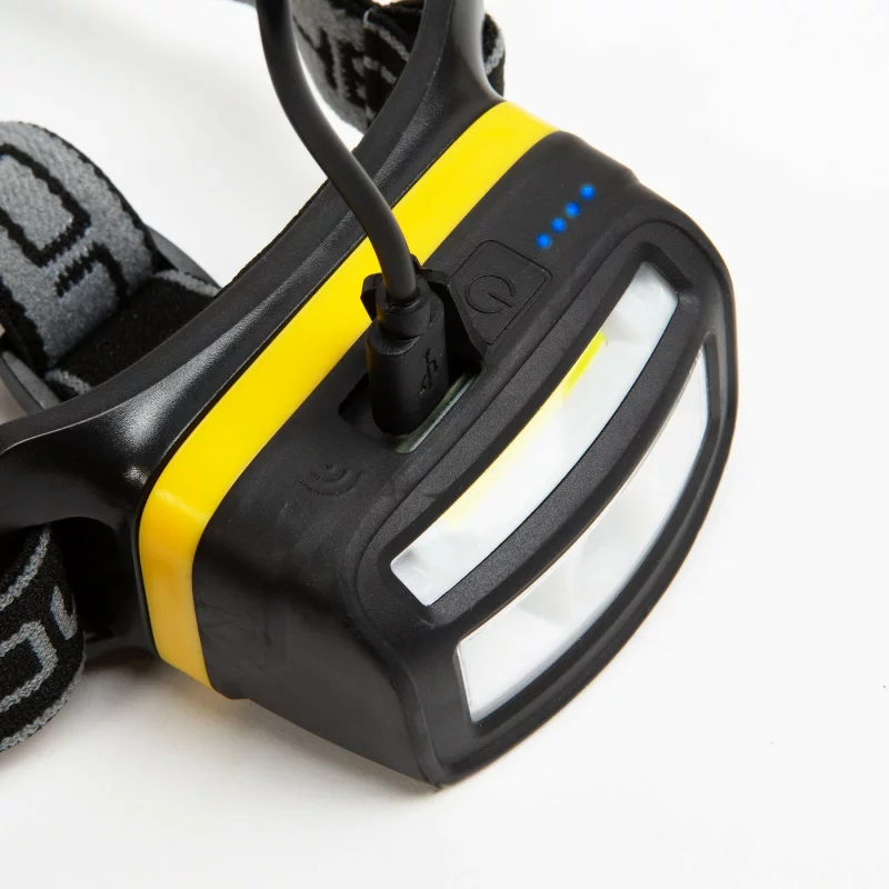 Lampa de cap cu acumulator Li-Ion  4 buc COB-LED Garage AutoRide