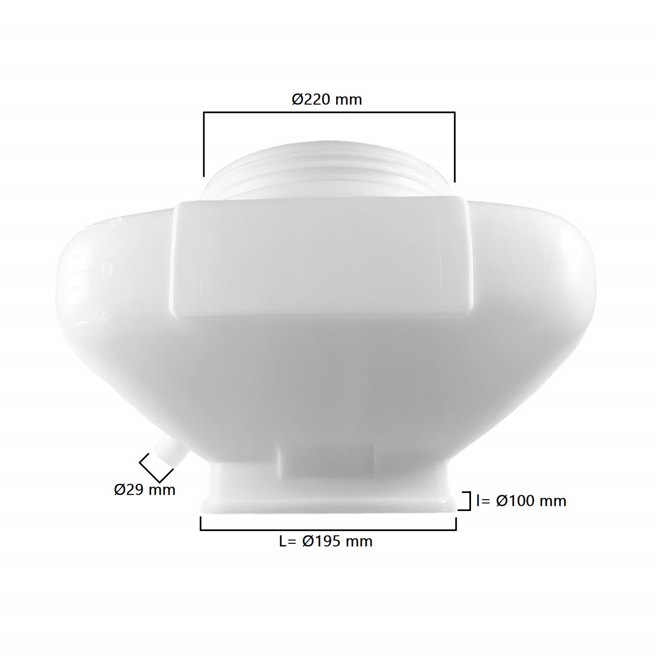 Rezervor solutie 12L atomizor, Elefant Innovative ReliableTools