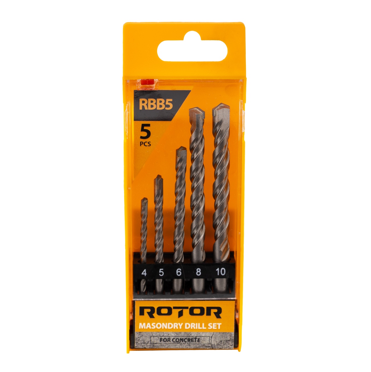 Set burghie pentru beton, 5 piese ROTOR RBB5 Innovative ReliableTools