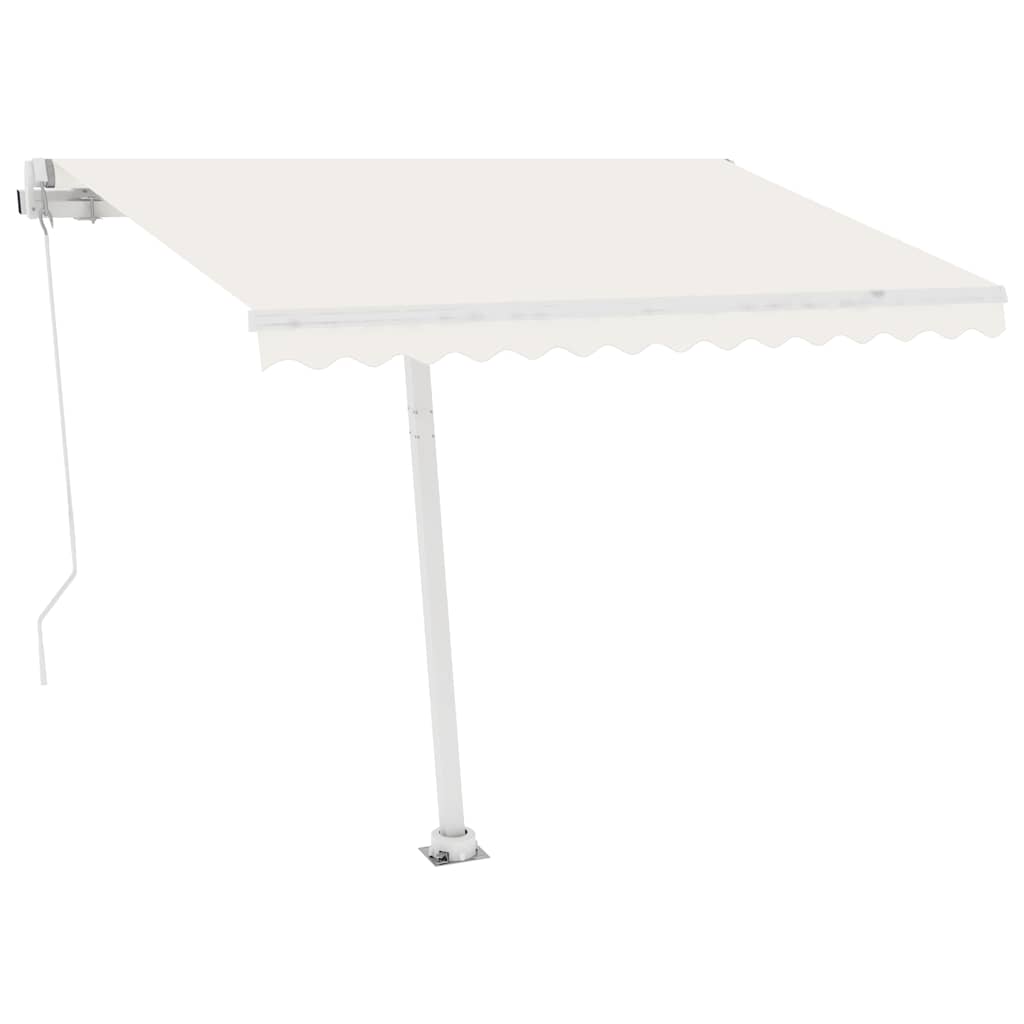 Copertină retractabilă manual, crem, 300x250 cm GartenMobel Dekor