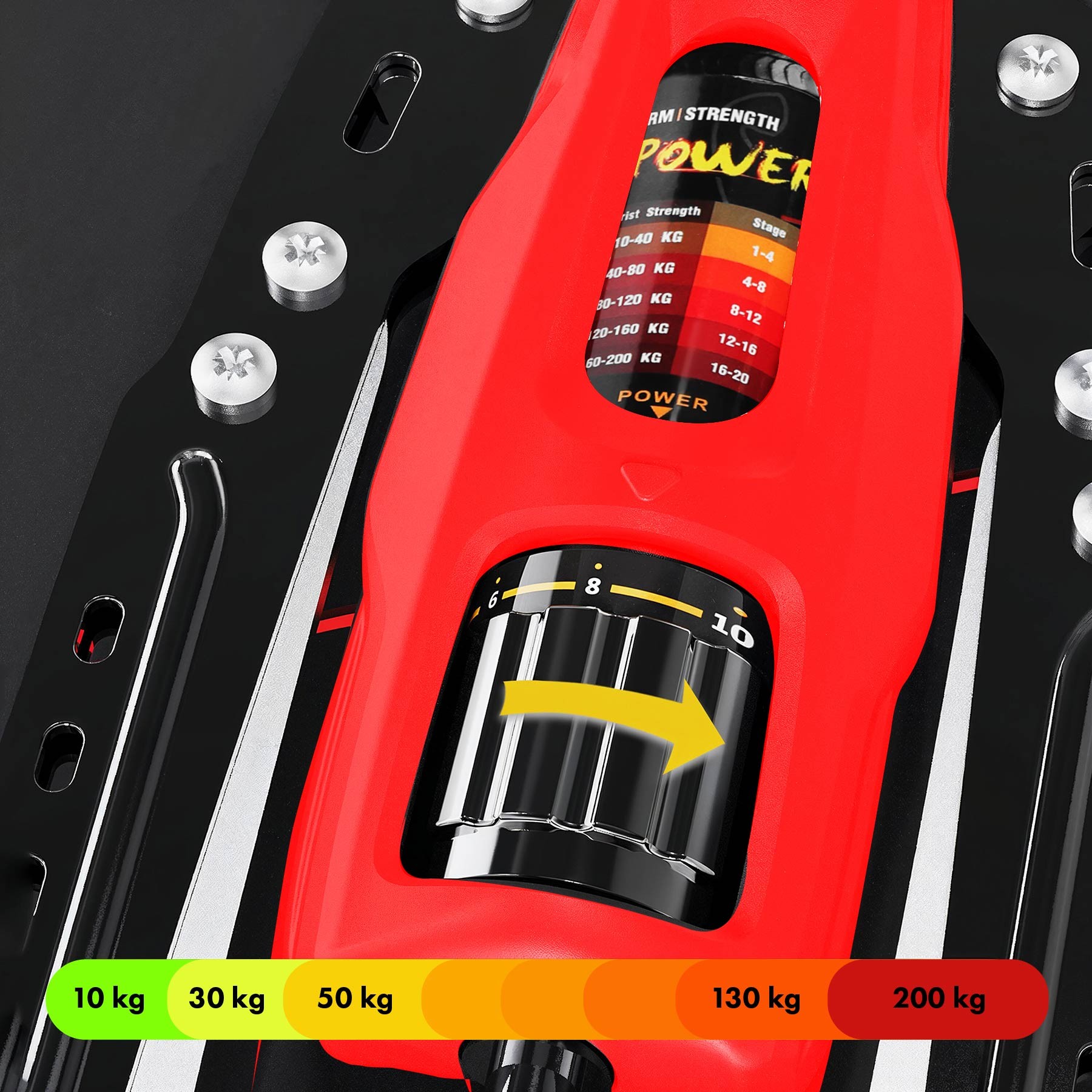 Aparat pentru brate HMS F1020 PRO HYDRAULIC cu contor FitLine Training