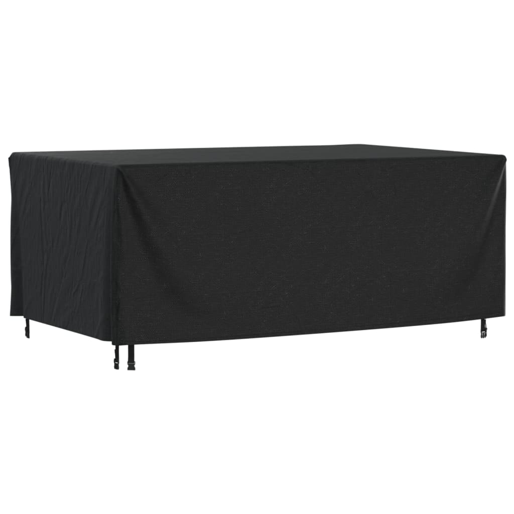 Husă mobilier de grădină negru 225x143x90 cm impermeabilă 420D GartenMobel Dekor