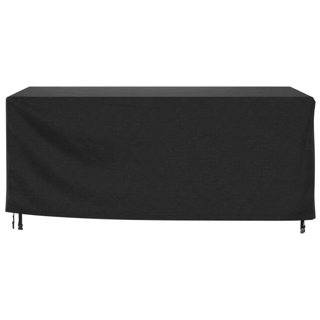 Husă mobilier de grădină negru 225x143x90 cm impermeabilă 420D GartenMobel Dekor