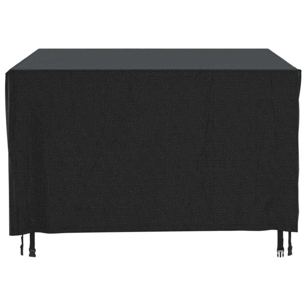Husă mobilier de grădină negru 225x143x90 cm impermeabilă 420D GartenMobel Dekor