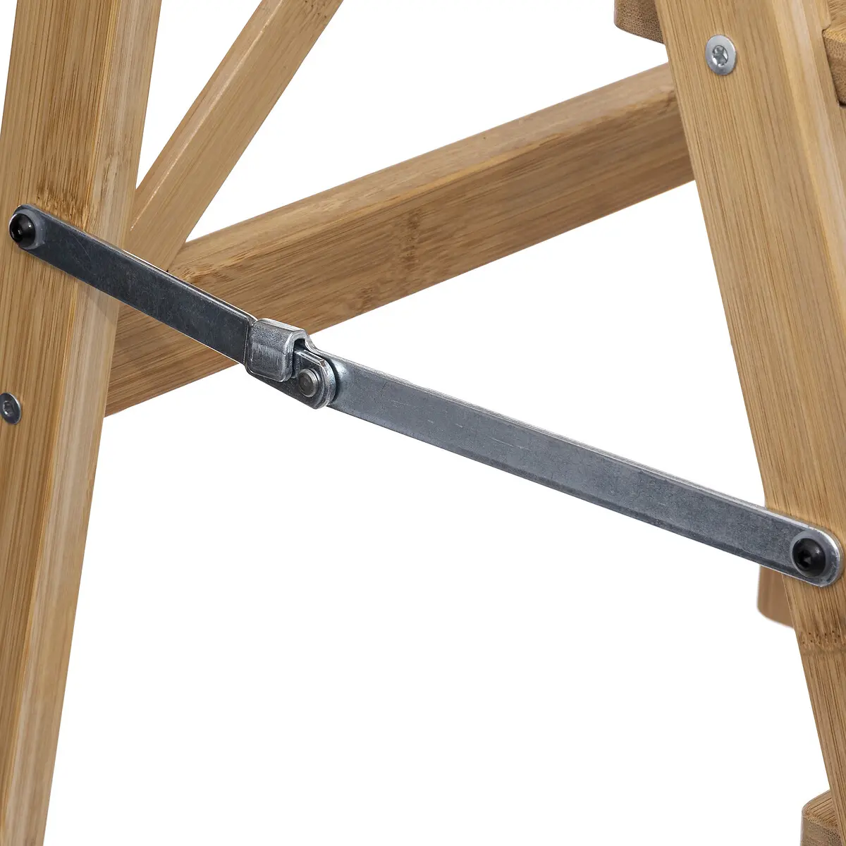 Scarita pliabila 3 trepte Atmosphera Bambou, bambus, 50x44x63 cm, maro natural Household NewTrend