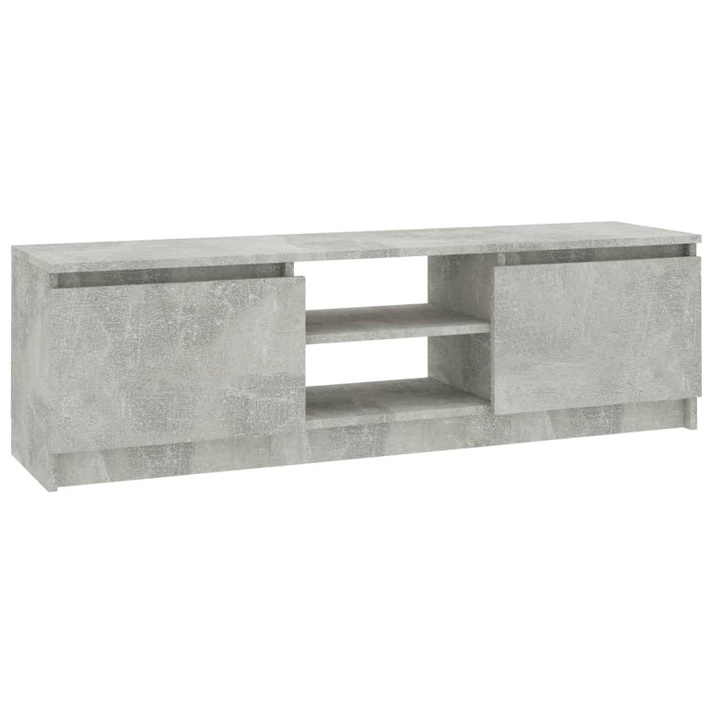 Comodă TV, gri beton, 120 x 30 x 35,5 cm, PAL GartenMobel Dekor
