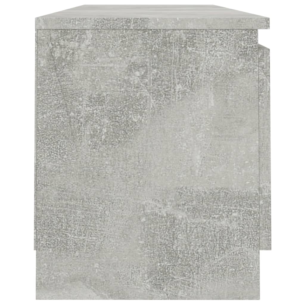 Comodă TV, gri beton, 120 x 30 x 35,5 cm, PAL GartenMobel Dekor