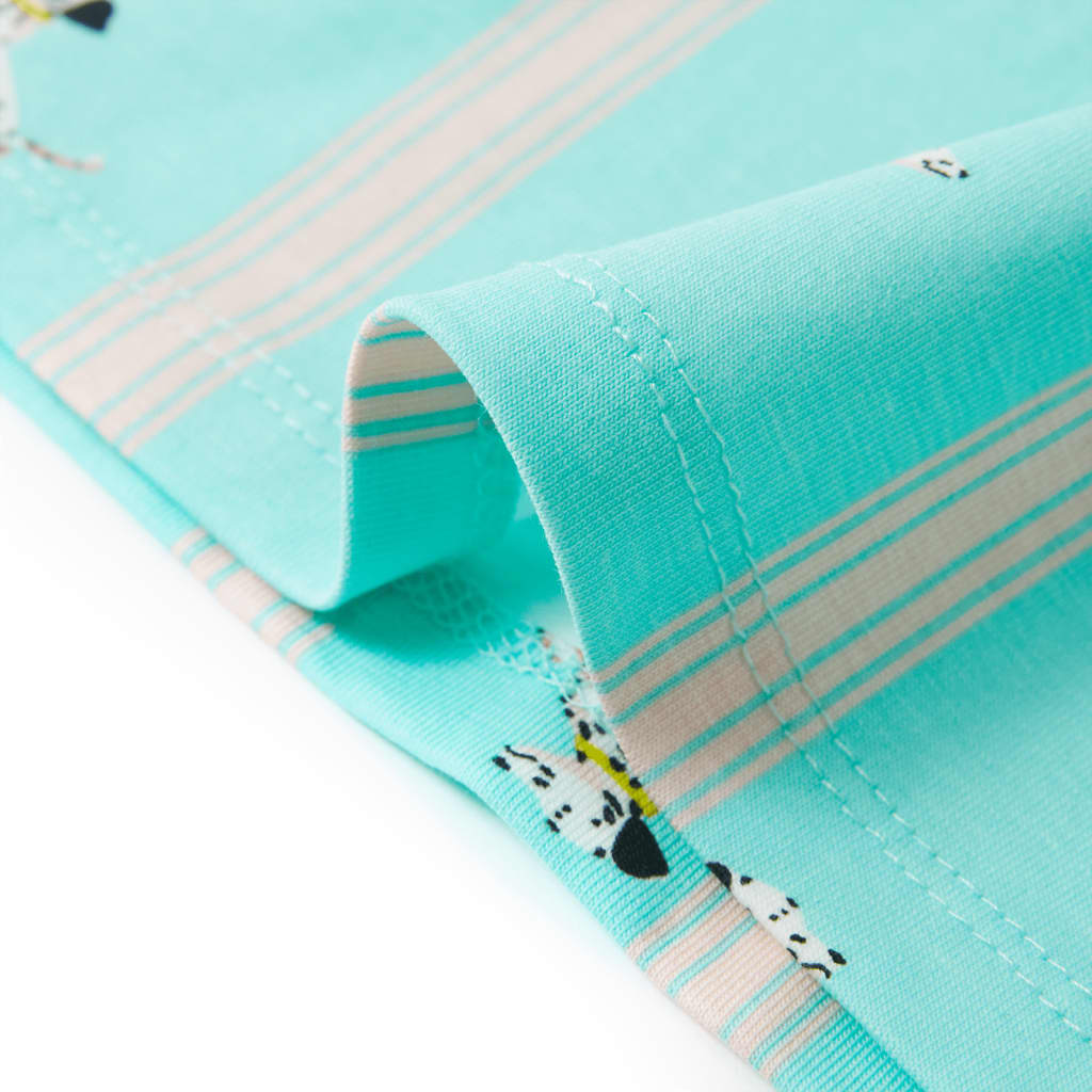 Pijamale pentru copii cu mâneci scurte, ecru, 104 GartenMobel Dekor