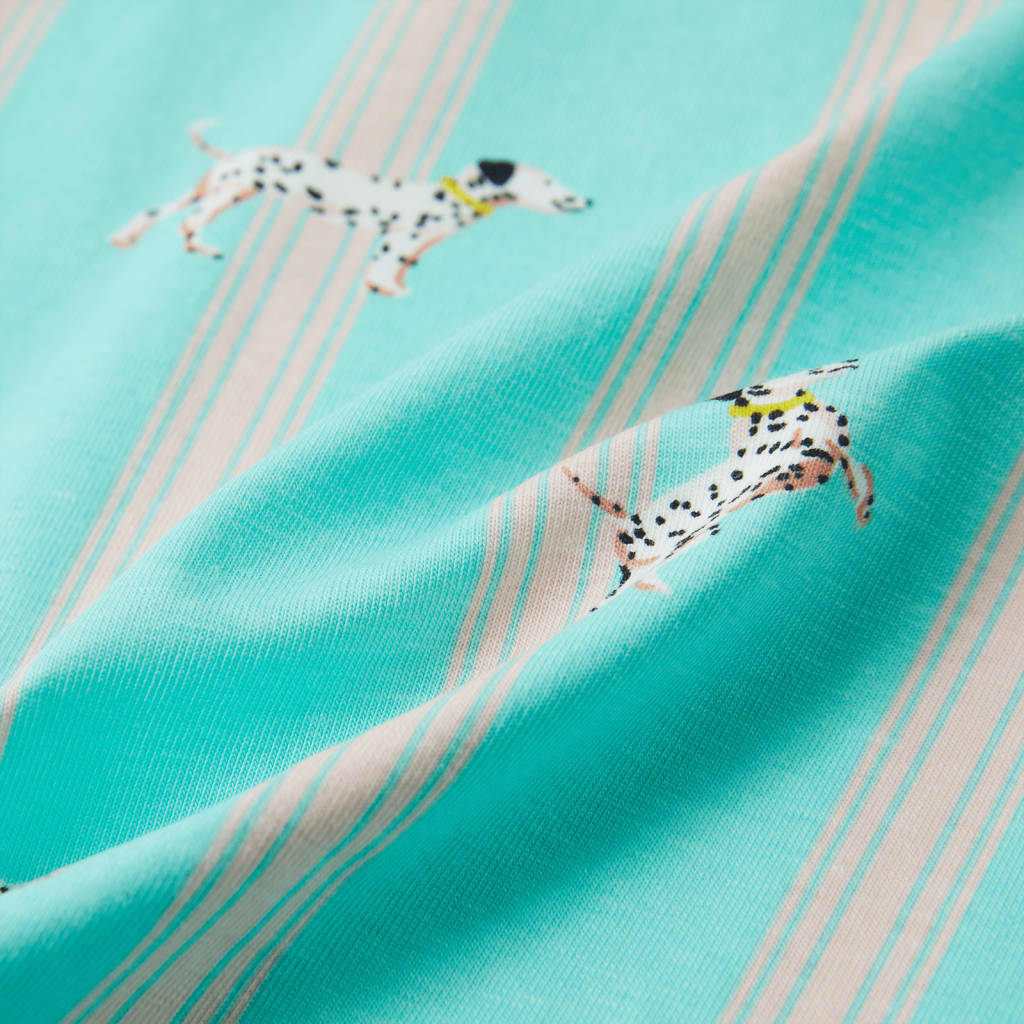 Pijamale pentru copii cu mâneci scurte, ecru, 128 GartenMobel Dekor