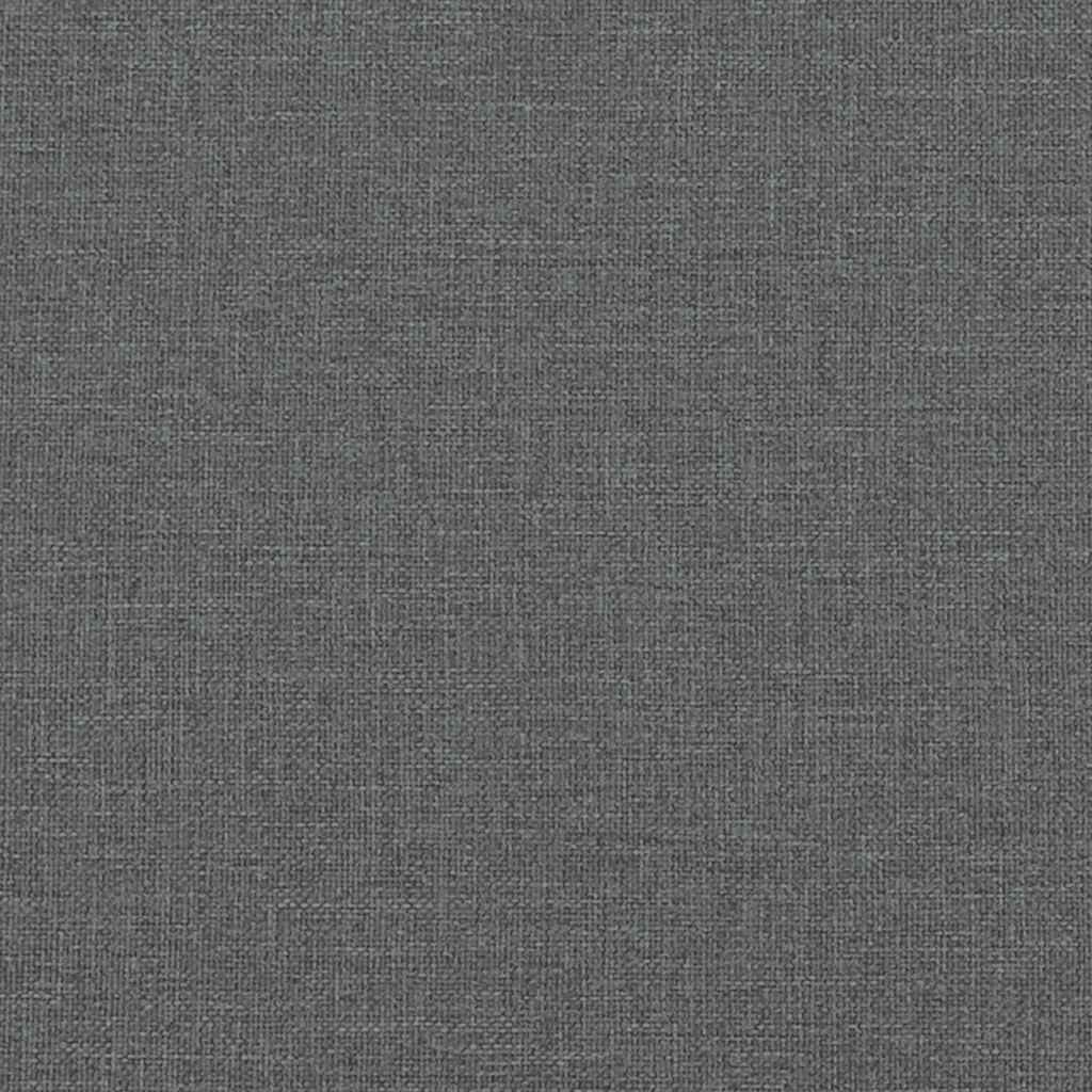 Pat box spring cu saltea, gri închis, 120x200 cm, textil GartenMobel Dekor