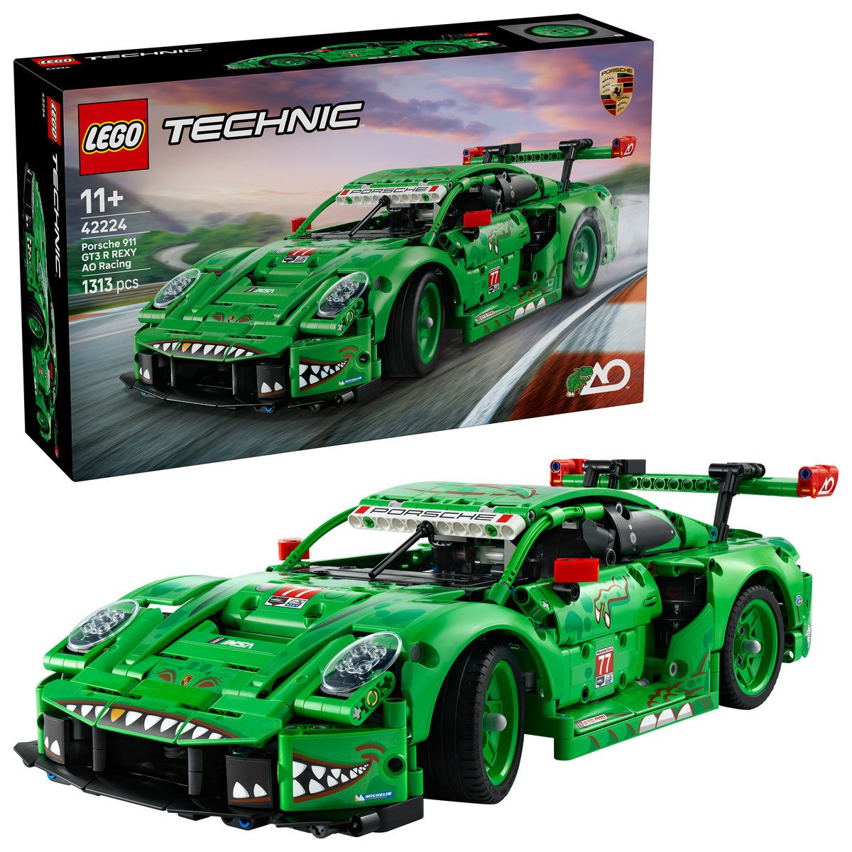LEGO TECHNIC MASINA PORSCHE 911 GT3 R REXY AO RACING 42224 SuperHeroes ToysZone