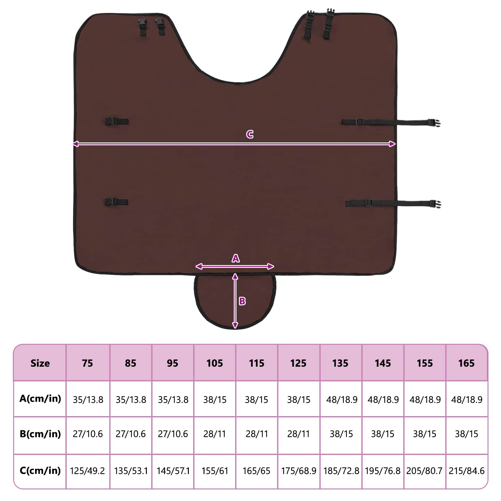 Pătură pentru cai Maro Întunecat Complet Poliester GartenMobel Dekor