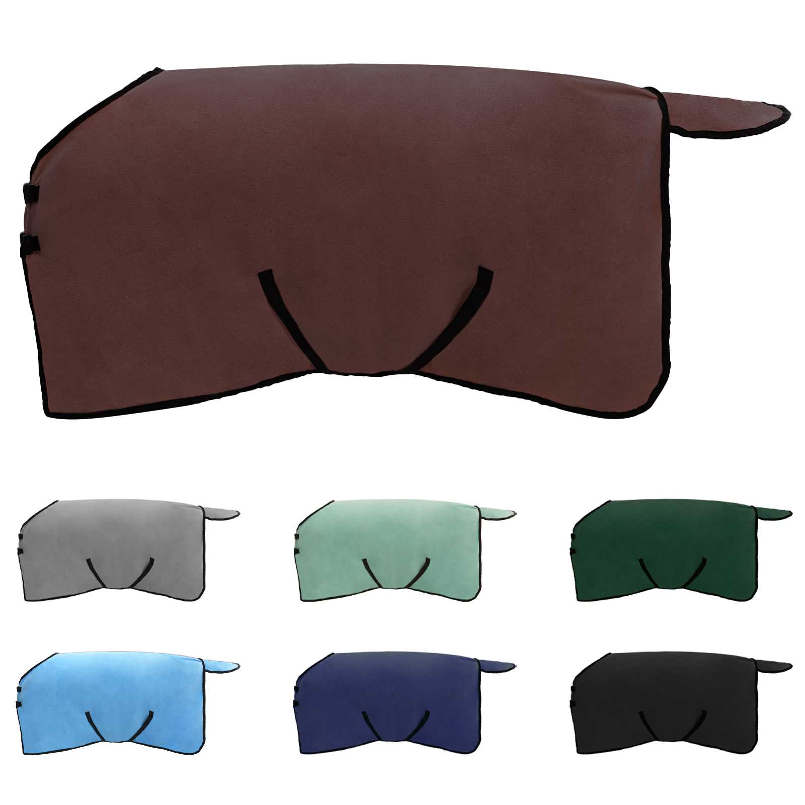 Pătură pentru cai Maro Întunecat Complet Poliester GartenMobel Dekor