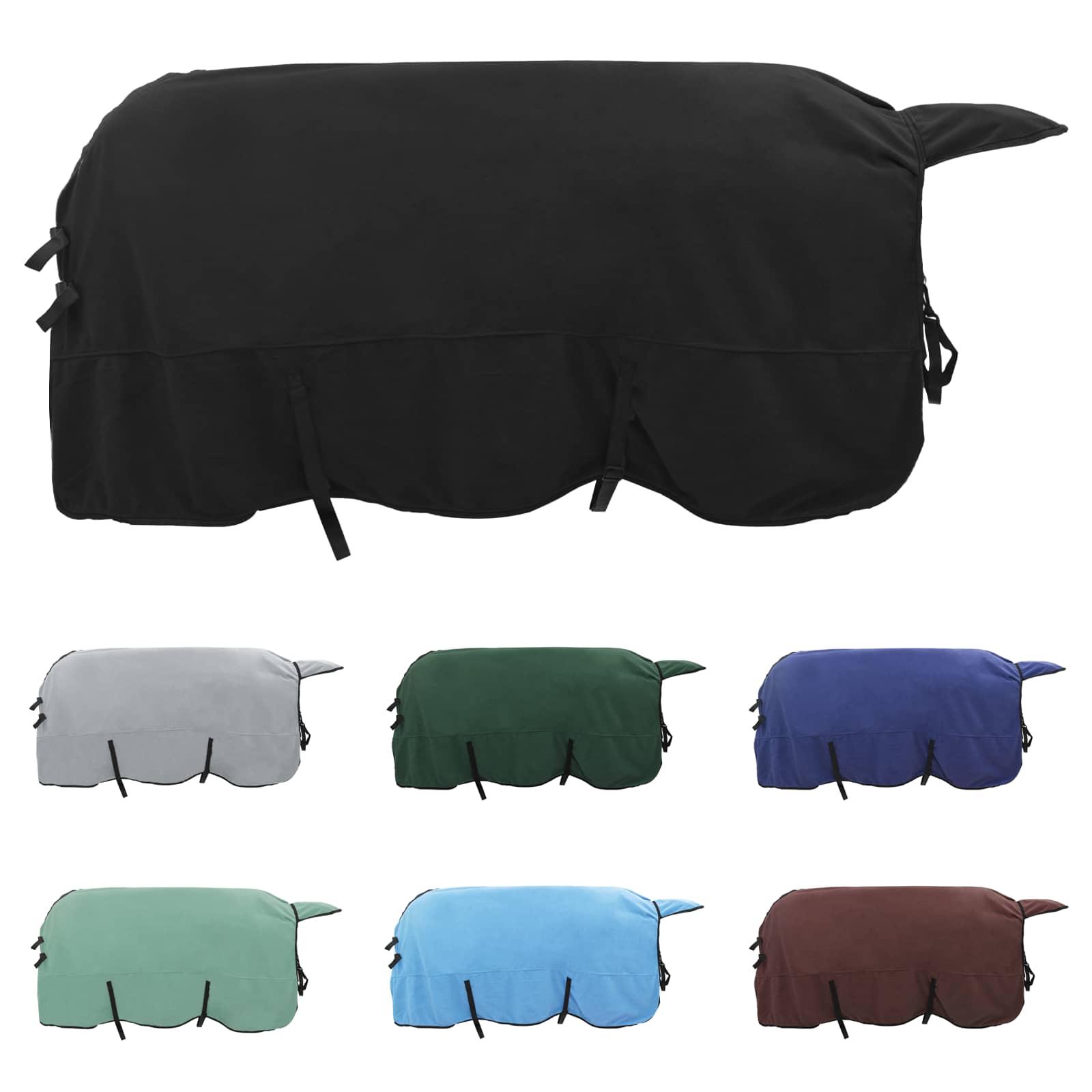 Pătură pentru cai Negru Poliester GartenMobel Dekor