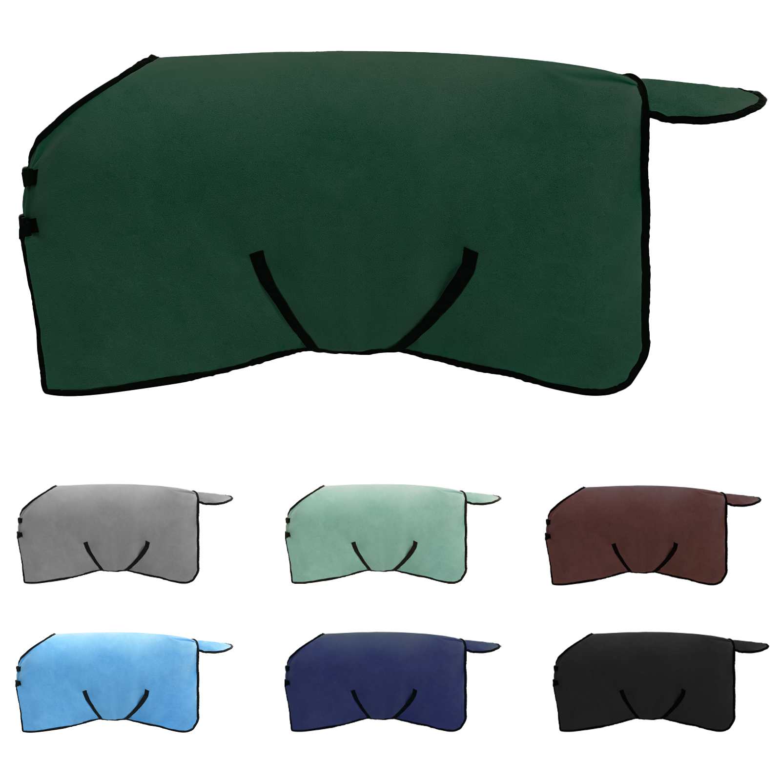 Pătură pentru cai Verde închis complet Poliester GartenMobel Dekor