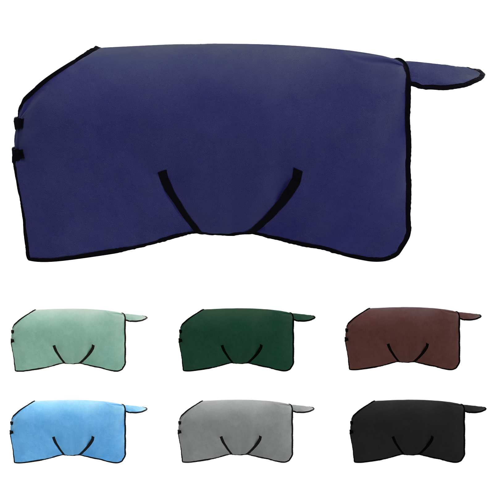 Pătură pentru cai Albastru marin Poliester GartenMobel Dekor