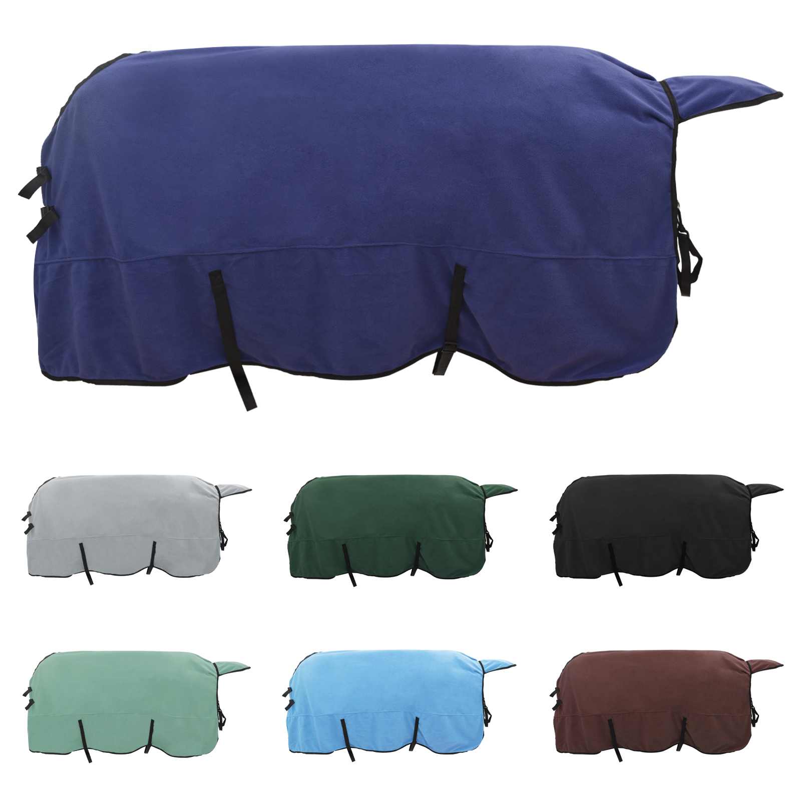 Pătură pentru cai Albastru marin Poliester GartenMobel Dekor