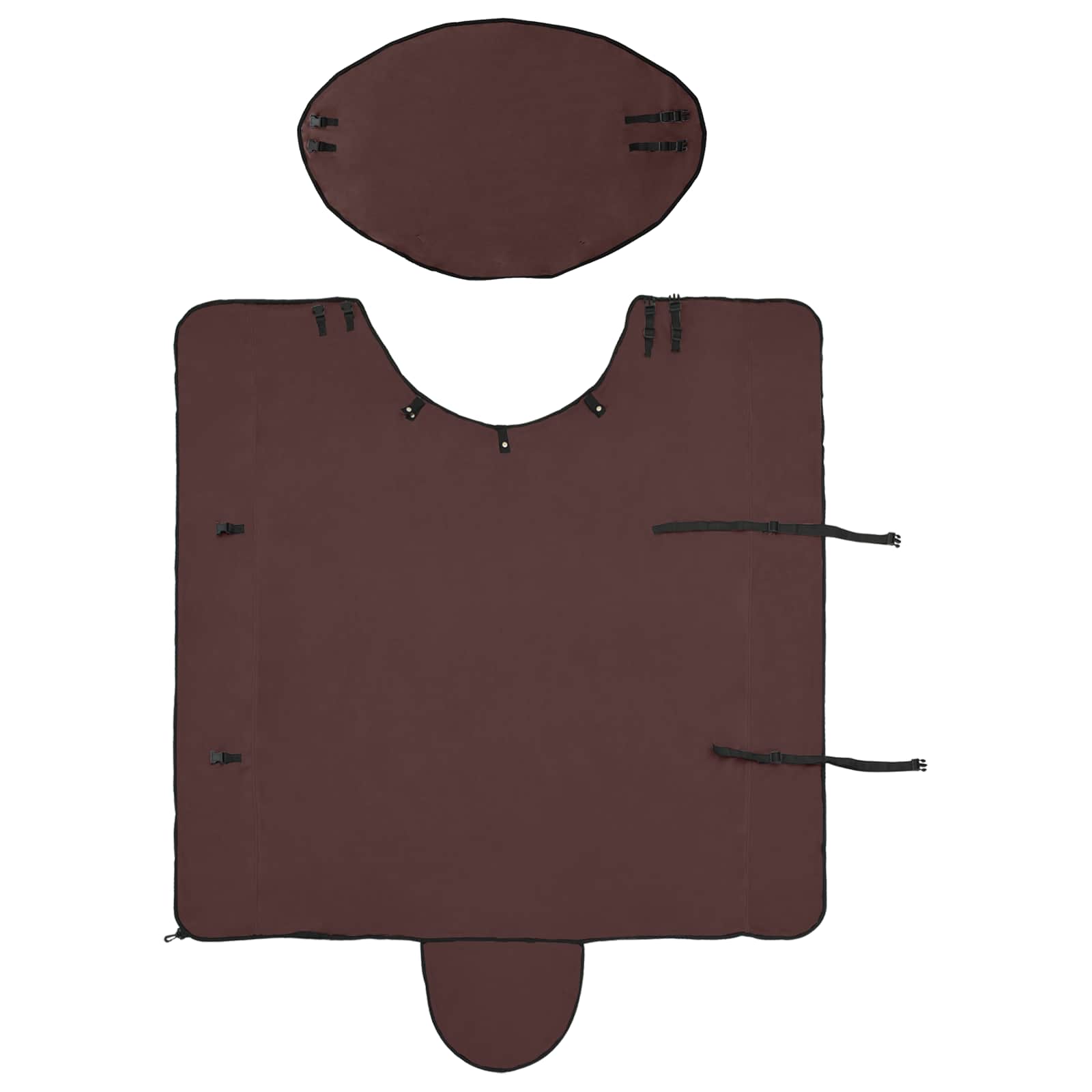 Pătură pentru cai Maro Întunecat Complet Poliester GartenMobel Dekor