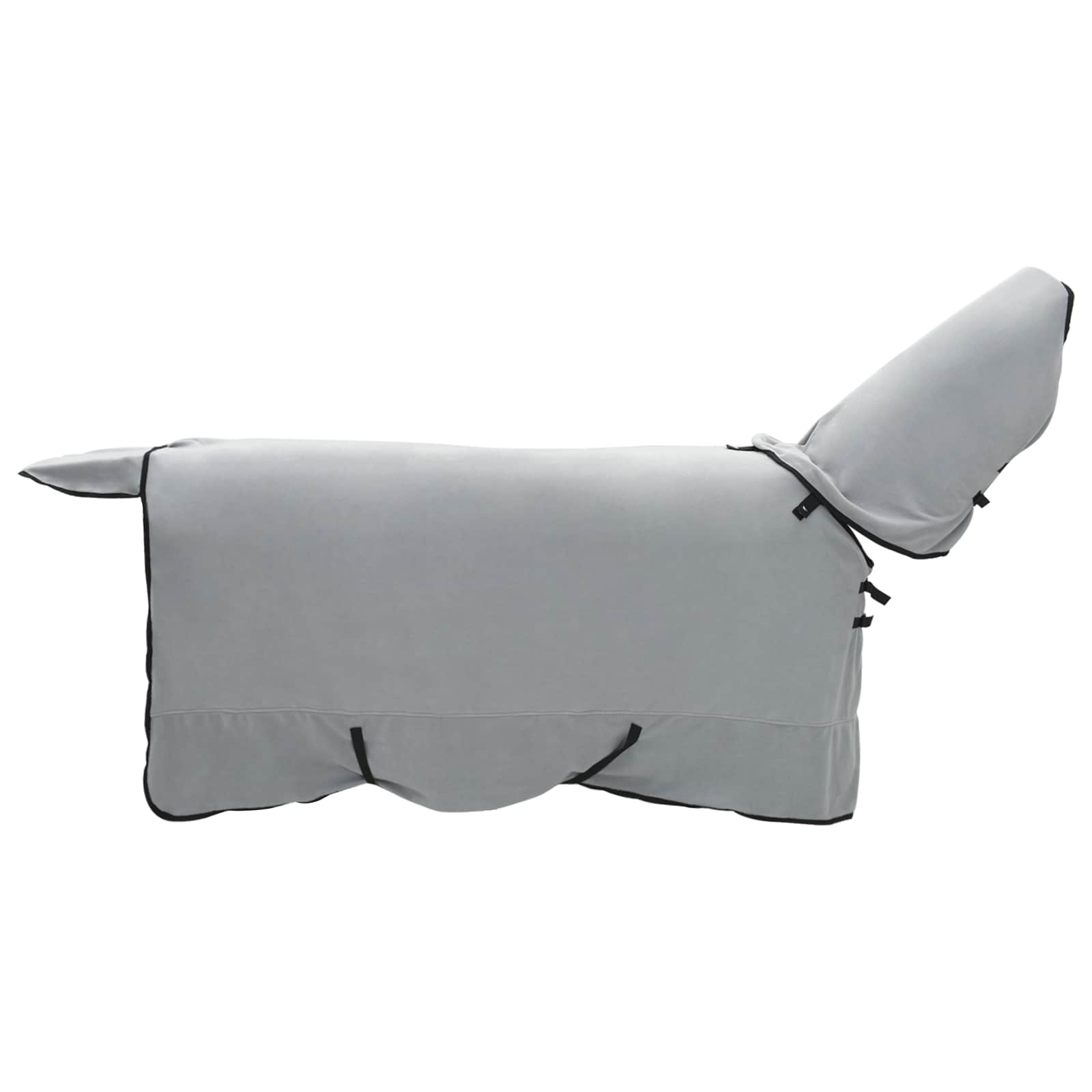 Pătură pentru cai Gri deschis și roz complet Poliester GartenMobel Dekor