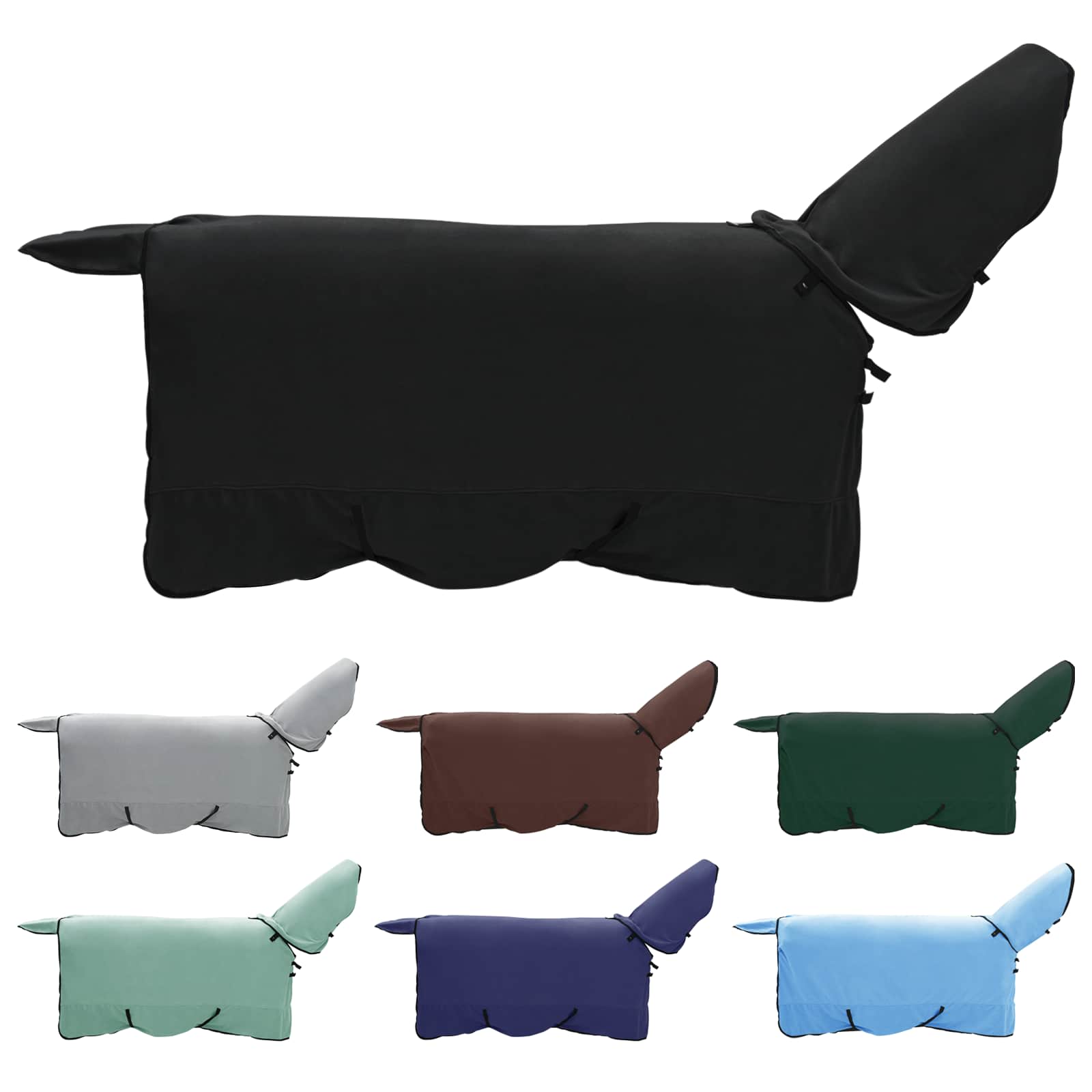 Pătură pentru cai Negru Poliester GartenMobel Dekor