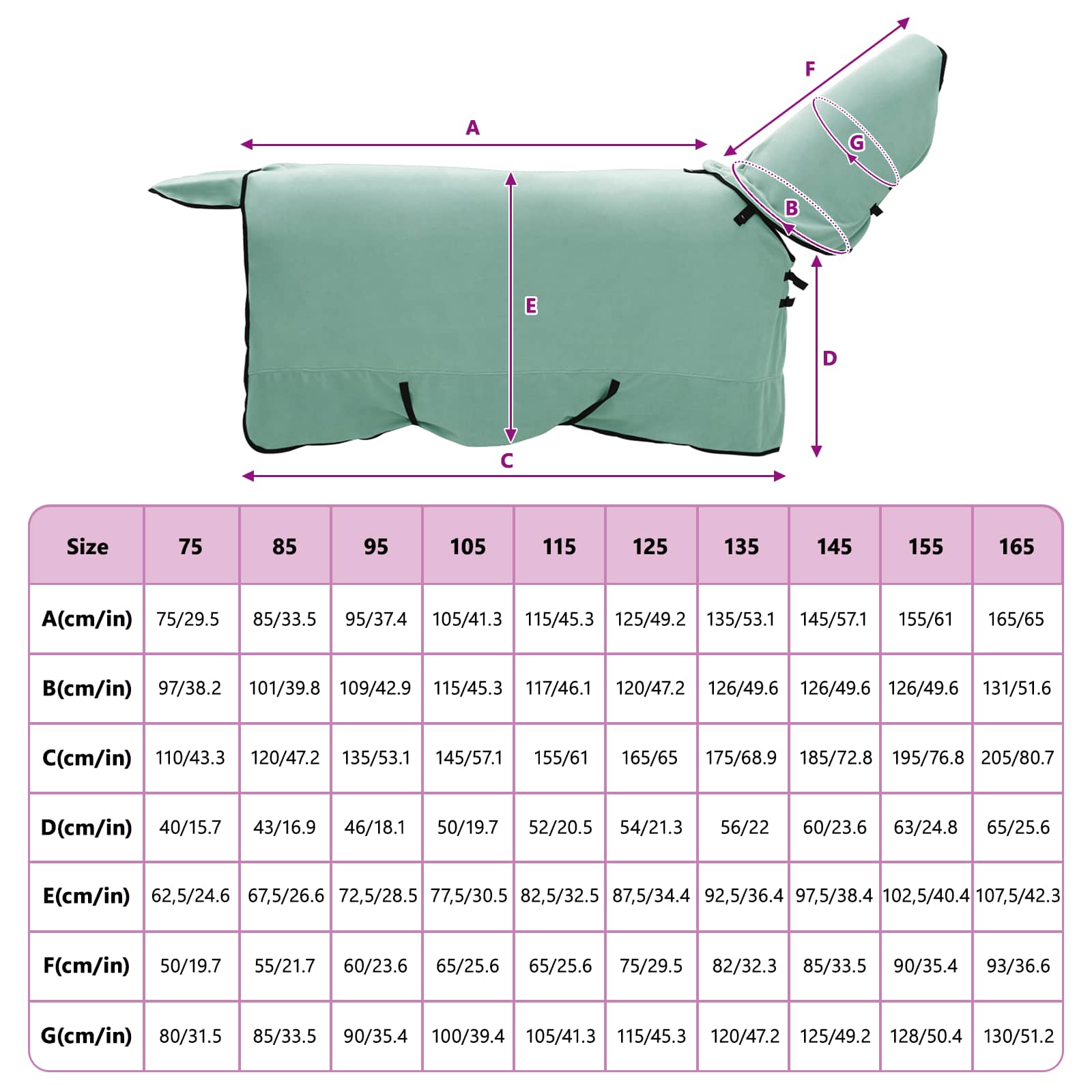 Pătură pentru cai Verde special Poliester GartenMobel Dekor