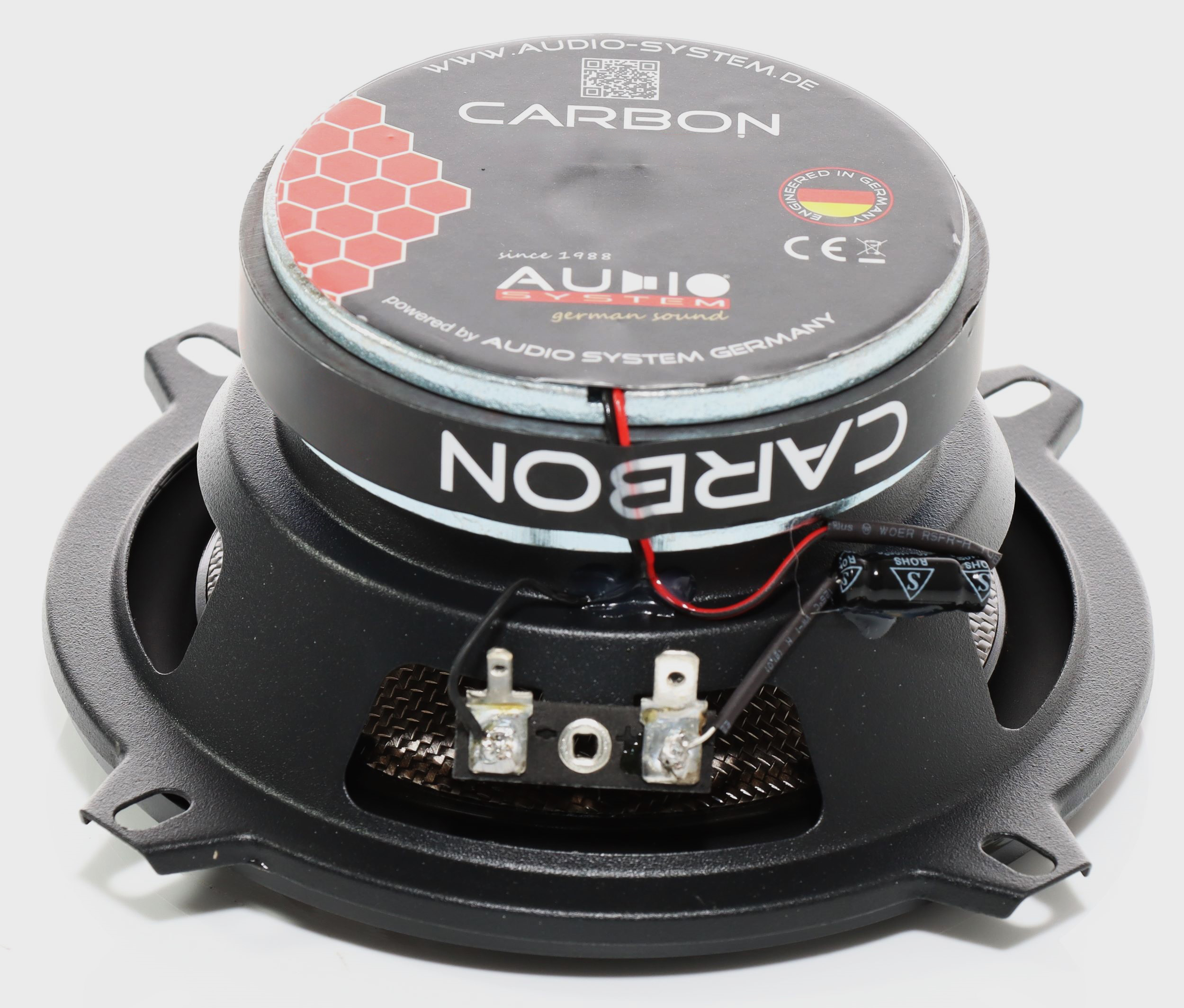 Difuzoare coaxiale Audio System Carbon 100 CO 2x50 watts, 4 ohm, 10 cm, 4 inch CarStore Technology