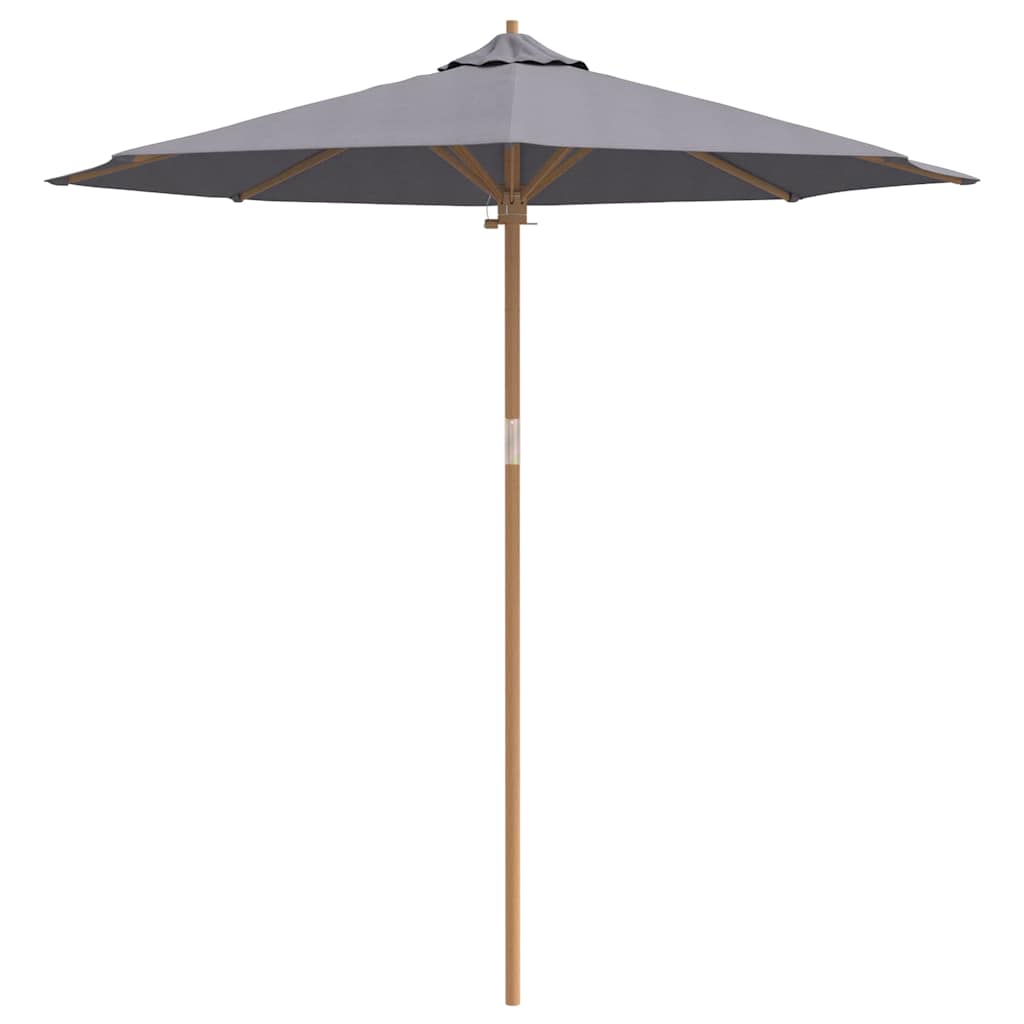 Parasol de Grădină Gri închis Ø 270 x 260 cm Bambus GartenMobel Dekor
