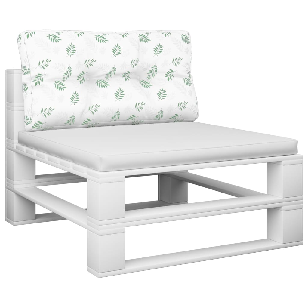 Pernă de paleți, model frunze, 80x40x12 cm, textil GartenMobel Dekor